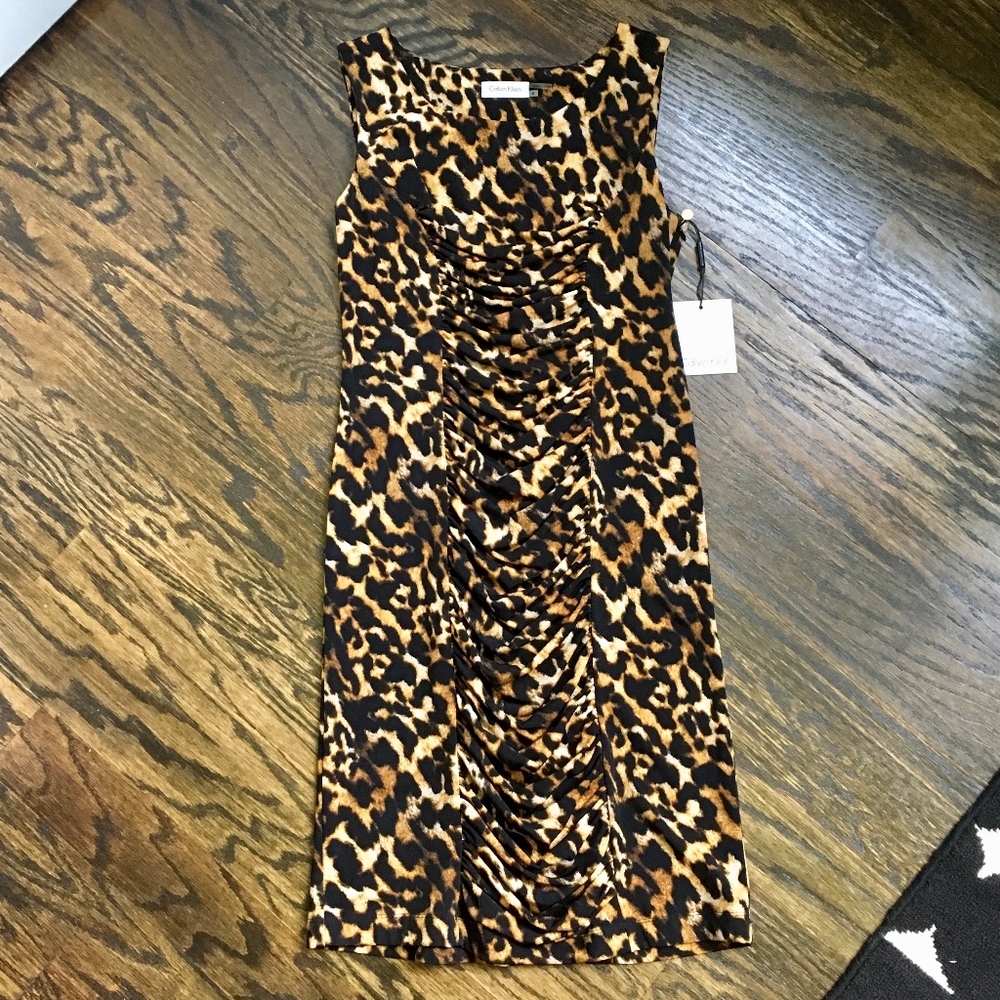 🆕 Calvin Klein Leopard Dress